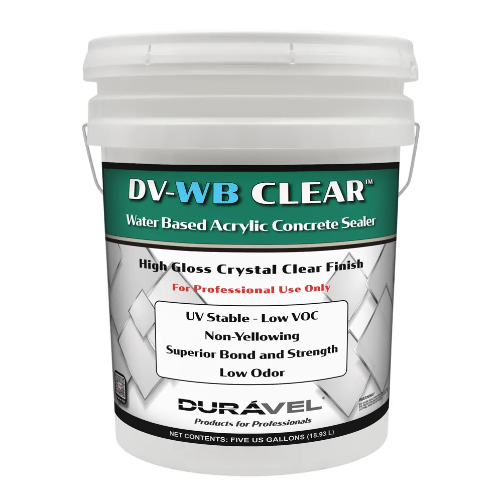 Duravel DV-WB™ Clear Water-Based Exterior Concrete Sealer, additional view
